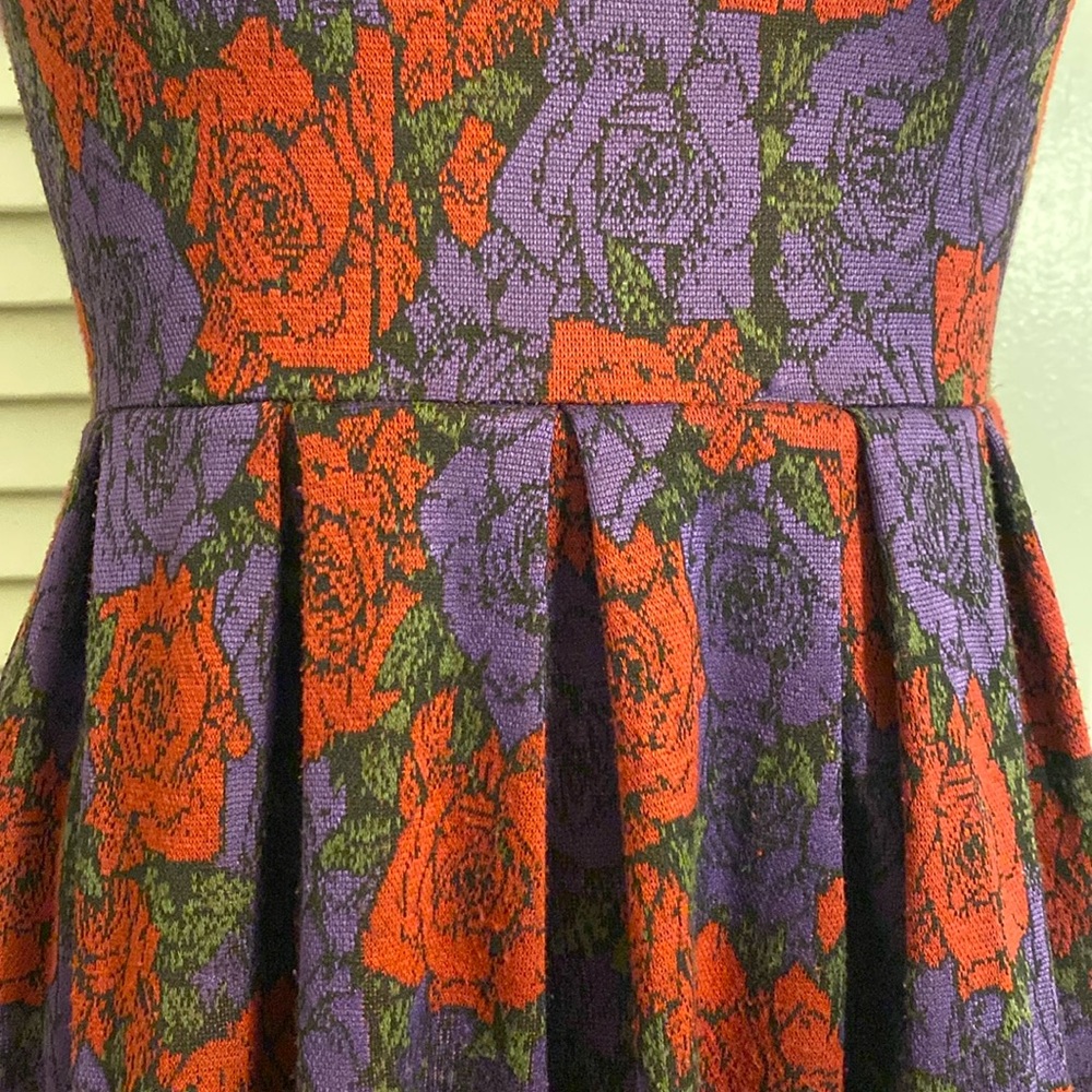 Flirty Vintage-Inspired LulaRoe Fit & Flare Dress- Size XS - Picture 4 of 10